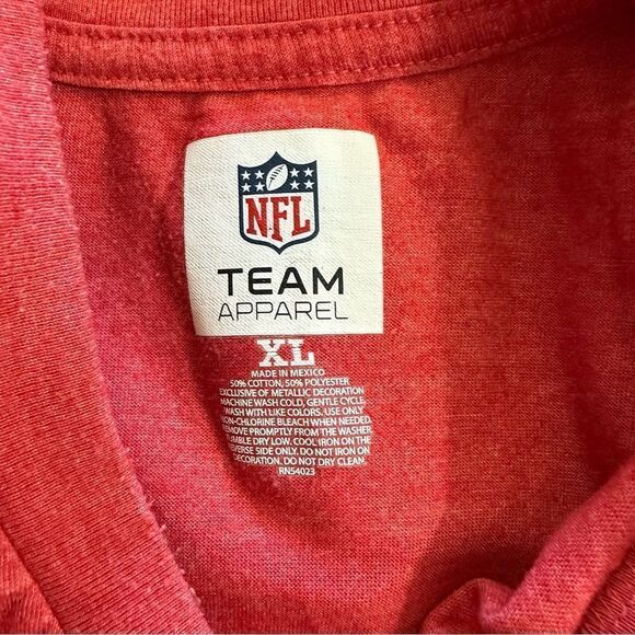 NFL red San Francisco 49ers T-shirt size XL - Picture 4 of 4